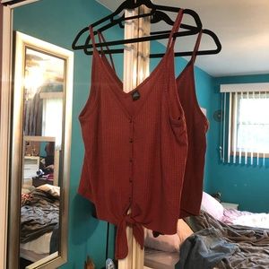 Wild Fable Button Down Tank Top